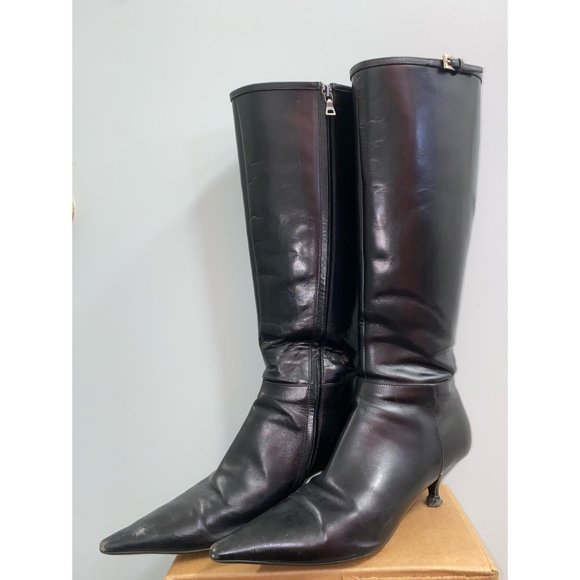 Black Prada Boots and Prada Bag - Picture 1 of 9